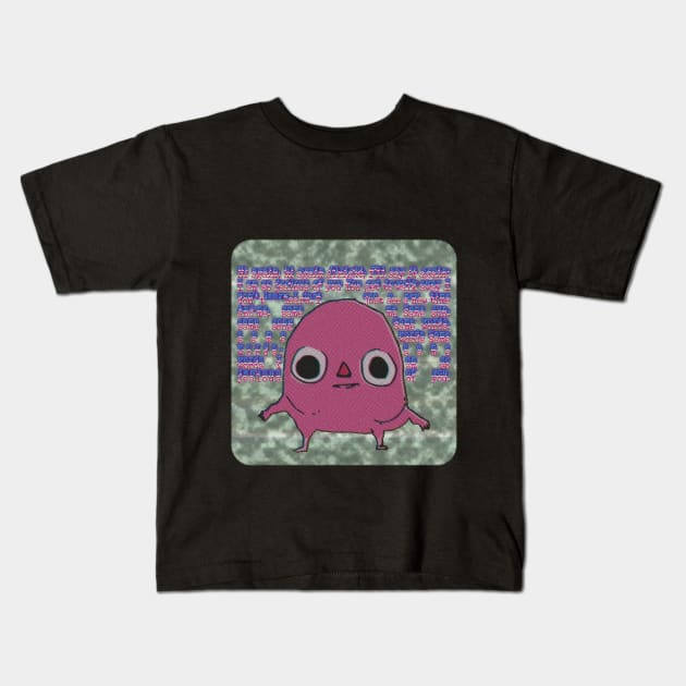 ThatTinyLittleManOnTheScreen Kids T-Shirt by Crimson M Letter Store